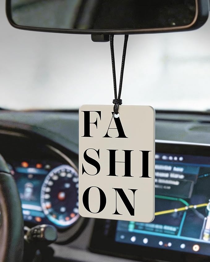 Retro Fashion Leopard Orange Citrus Car Air Freshener 4pcs, Eclectic Maximalist Champagne Cheers Sexy Lips Hanging Scents Car Accessories Interior Mirror Decor for Women Girls