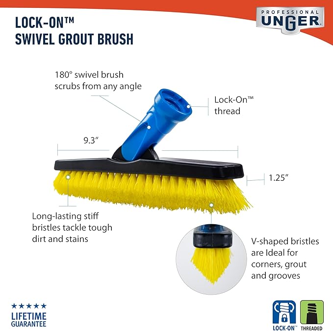 Unger Swivel Grout Brush 5.5"