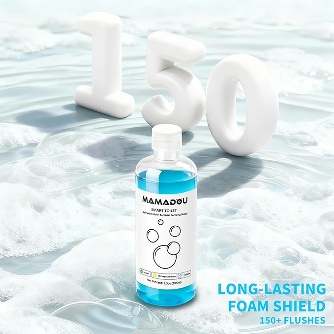 MAMADOU Smart Toilet Cleaner Foam Shield 285ml Splash Control Deodorizing Foaming Agent Special Cleaning Toilet Bowl Stain-Resistant For Fresh Comfortable Bathroom Environment