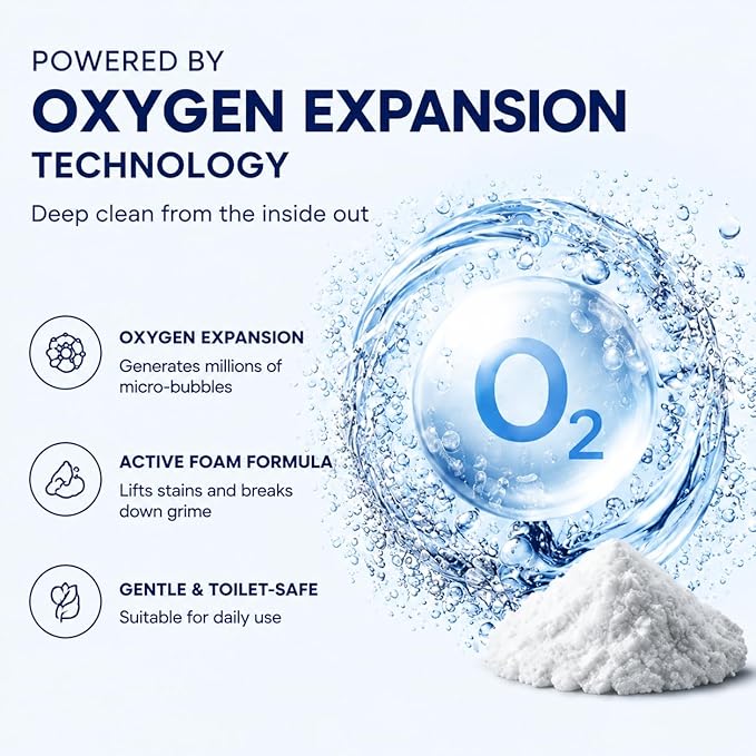 RestoraBowl Foaming Toilet Cleaner, Multi Surface Foam Cleaner for Toilet Bowl and Bathroom Cleaning, Fresh Scent Daily Cleaning Formula
