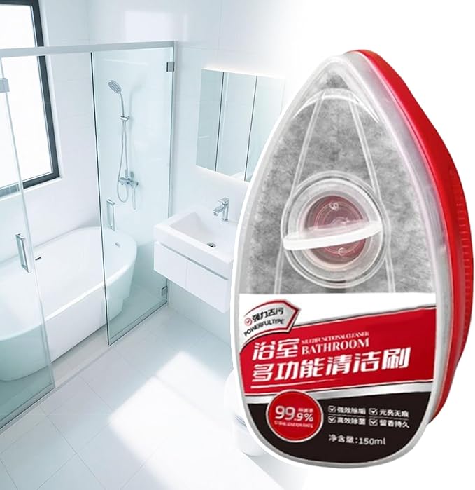 Bathroom Cleaning Brush - Tile Walker, Wall and Sink Cleaner, 150ml Multifunctional Durable Hygiene Tool for Toilet | Kitchen, Apartment, Daily Maintenance