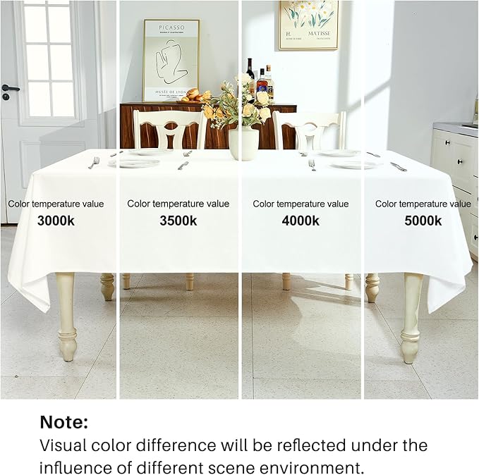 IVAPUPU Textured Linen Table Cloth for Rectangle Table - Waterproof Fabric Tablecloth Rectangular Wrinkle Free Wipeable Dining Cover for Wedding/Birthday/Party Decor, 52 x 70 Inch