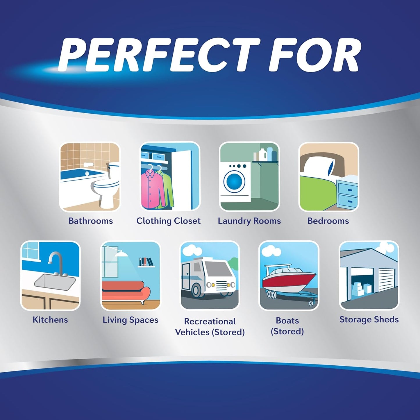 DampRid Moisture Absorber Drop-in Tablet Refill Pack, Fragrance Free, 15.8 oz., 4 Pack, Attract and Trap Excess Moisture and Eliminate Musty Odors for Cleaner, Fresher Air