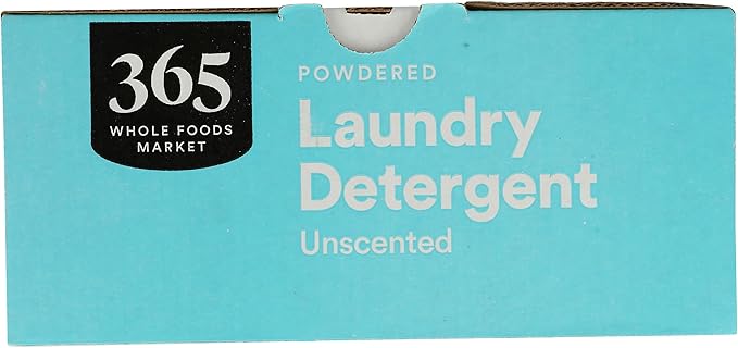 365 by Whole Foods Market, Powdered Laundry Detergent, Unscented, 80 HE Loads, 80 Ounce