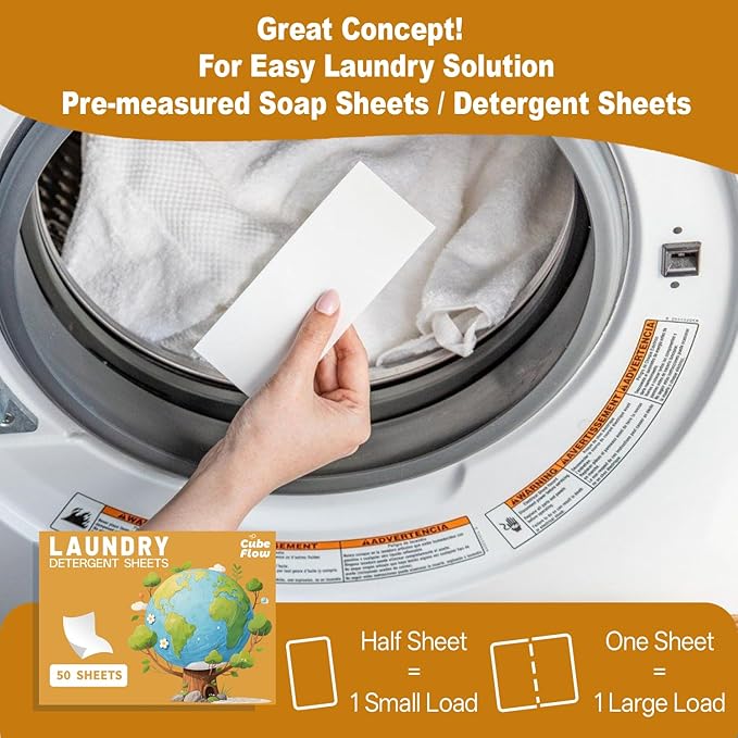 Laundry Detergent Sheets, Ebony Rose Scent - 100 Loads | 72-hour long lasting fragrance, Eco Friendly Sheets | Pre-Measured, Liquidless for Deep Clean | Hypoallergenic (Linen)
