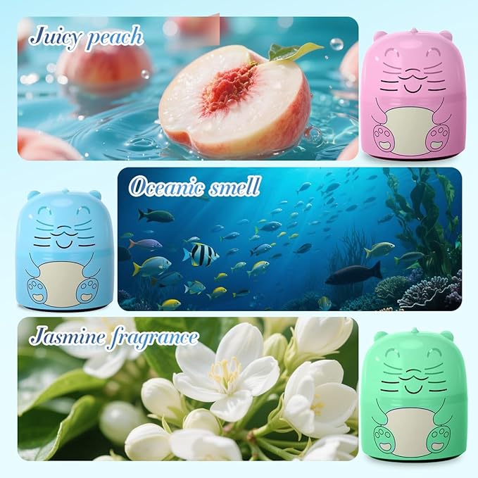 Cute Dinosaur-Shaped Toilet Bowl Cleaner Bottle, Toilet Cleaner & Toilet Deodorizer, 2025 Upgraded Magic Toilets Cleaning Bottle, Bathroom Toilets Bowl Cleaner One bottle lasts for 90 days (3, MIX)