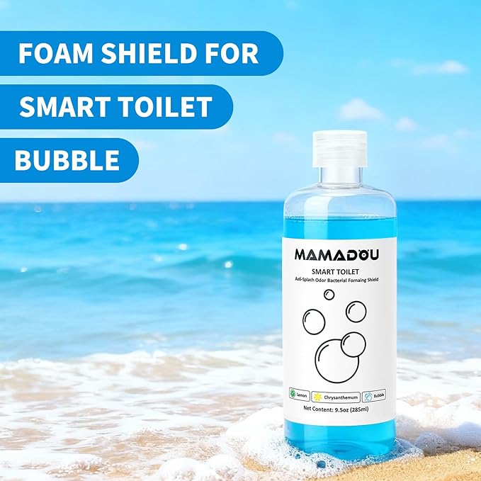 MAMADOU Smart Toilet Cleaner Foam Shield 285ml Splash Control Deodorizing Foaming Agent Special Cleaning Toilet Bowl Stain-Resistant For Fresh Comfortable Bathroom Environment