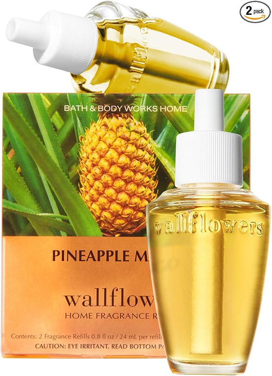 Bath and Body Works New Look! Pineapple Mango Wallflowers 2-Pack Refills