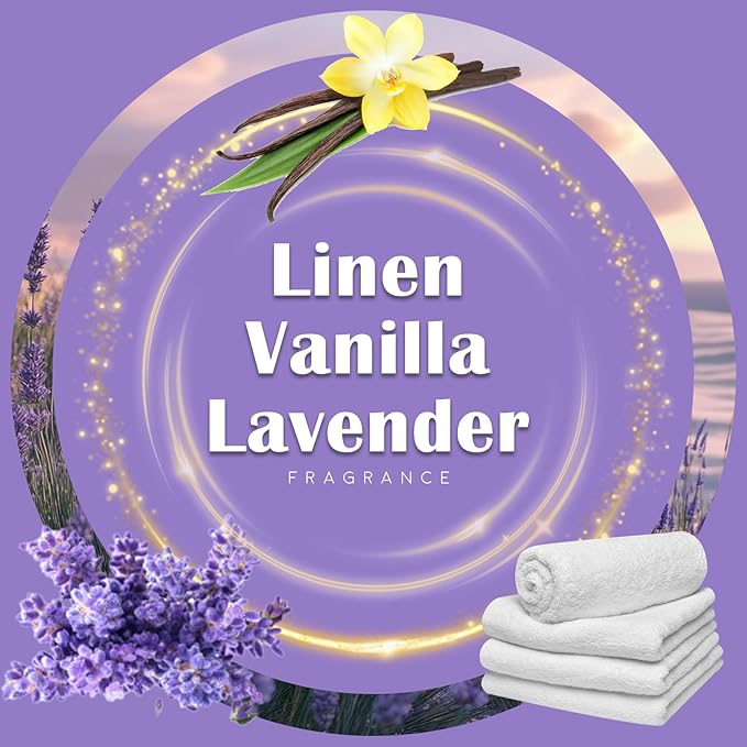 Plug In Air Fresheners for Home – 12 Pack Scented Refills with 1 Plug In Warmer – Linen, Lavender, Vanilla, Long Lasting Fresh Air Freshener, Odor Eliminator for Bathroom, Room, House