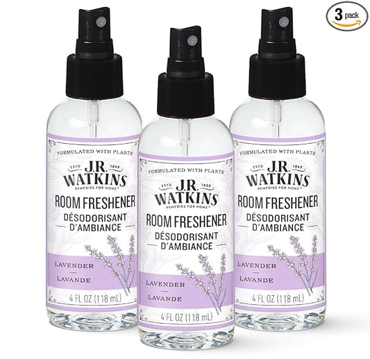 J.R. Watkins Room Freshener - Lavender - 4 Fl Oz, Pack of 3