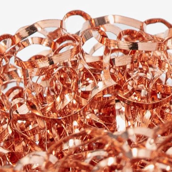 Dishwashing Brush - Dish Cleaning Brush Kitchen Scrub Pads, 2 Pieces Copper Wire Pot Scrubbers with Handle, Durable Cleaning Supplies for Pots, Pans, Sinks, Grill, Oven, Bathroom, Kitchen Maintenance