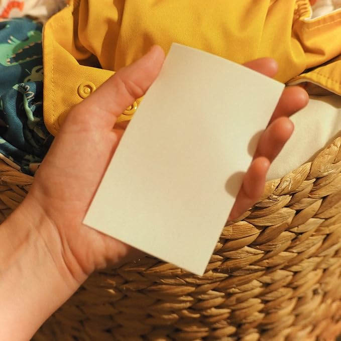 Travel Pack - 6 Units | Unscented Laundry Detergent Sheets| 2 Sheets Per Pack | Liquidless Laundry Detergent | Nantucket Footprint
