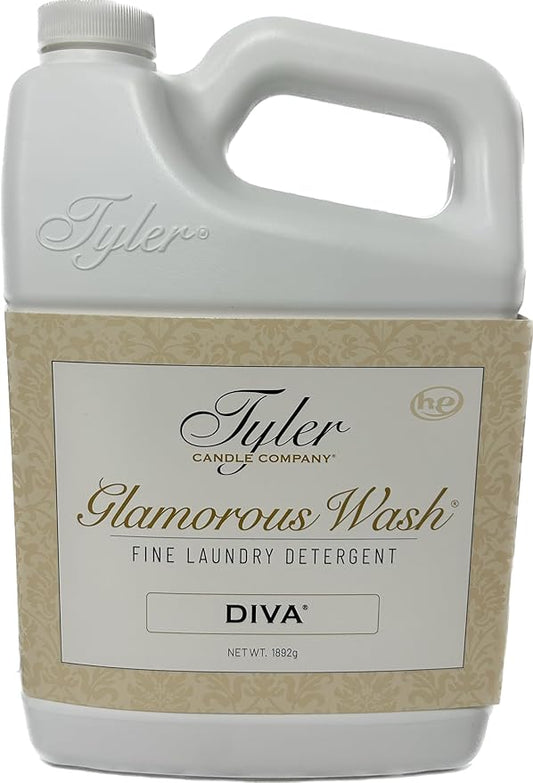 Tyler Glam Wash Laundry Detergent, Diva, Liquid, 64 Fl Oz (Half Gallon) HE Safe