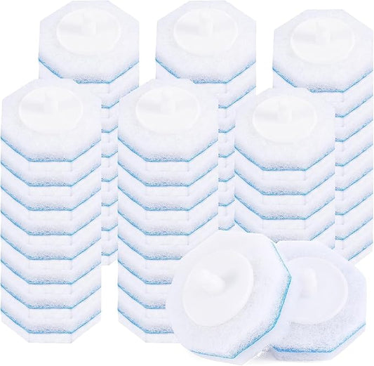 30Pcs Upgrade Toilet Bowl Wand Refills Suitable for Clorox,Toilet Wand Refills,Toilet Brush Refills,Toilet Cleaner Refill Pads,Toilet Bowl Cleaner Replacement Heads for Sink Bathtub Cleaning
