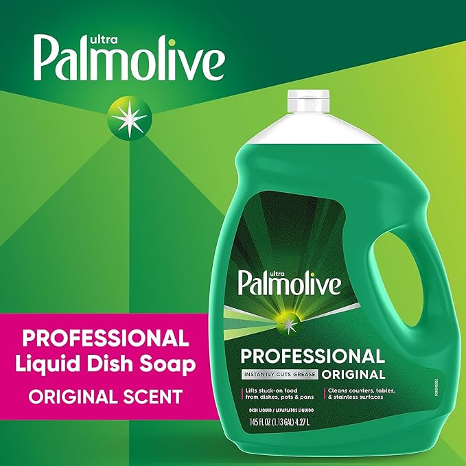 Palmolive Professional Dishwashing Liquid, Fresh Scent, 145 Oz Bottle