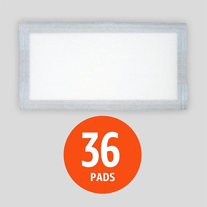 Amazon Basics Floor Cleaning Wet Mopping Pads, Super Absorbent, Fits Swiffer WetJet Mopping Systems, 36 Count