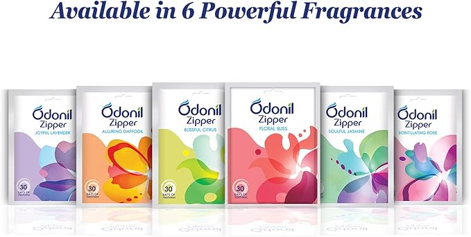 Odonil Air Freshener Zipper, 10g (Pack of 3)