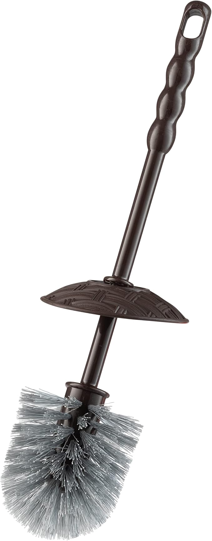 Wicker Free Standing Toilet Brush and Holder Color: Brown