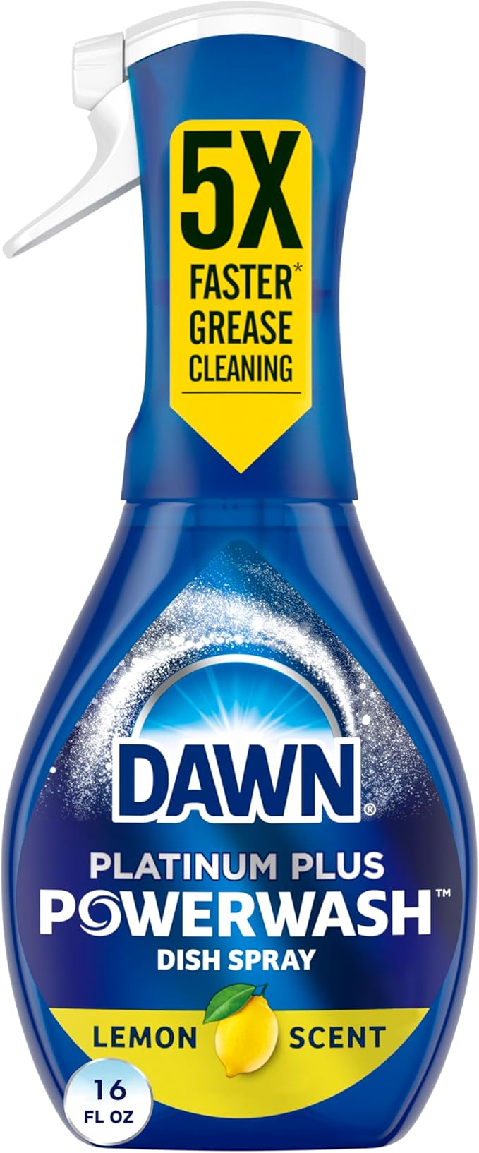 Dawn Powerwash Lemon Dish Spray, Dish Soap Starter Kit, 16 Fl Oz, Pack of 6