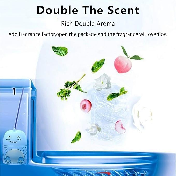 Toilet Bowl Cleaner Bottle Krazy Klean Pro Toilet Cleaning Tank Cleaner Pink Cute Dinosaur The Works Tank Bowl Cleaner Easy to Use Leaving Looking Fresh-Peach Scent