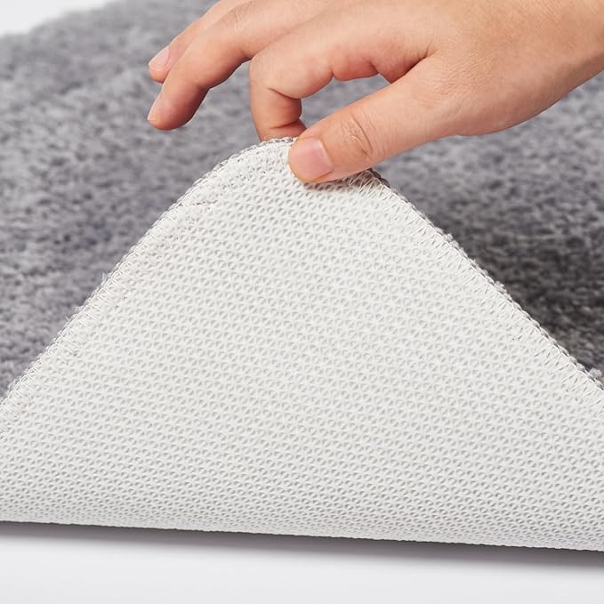 Bath Rugs Set 3 Pieces Bathroom Mat Soft Absorbent Plush Shaggy Soft Floor Non Slip Shower Bath Tub Machine Washable
