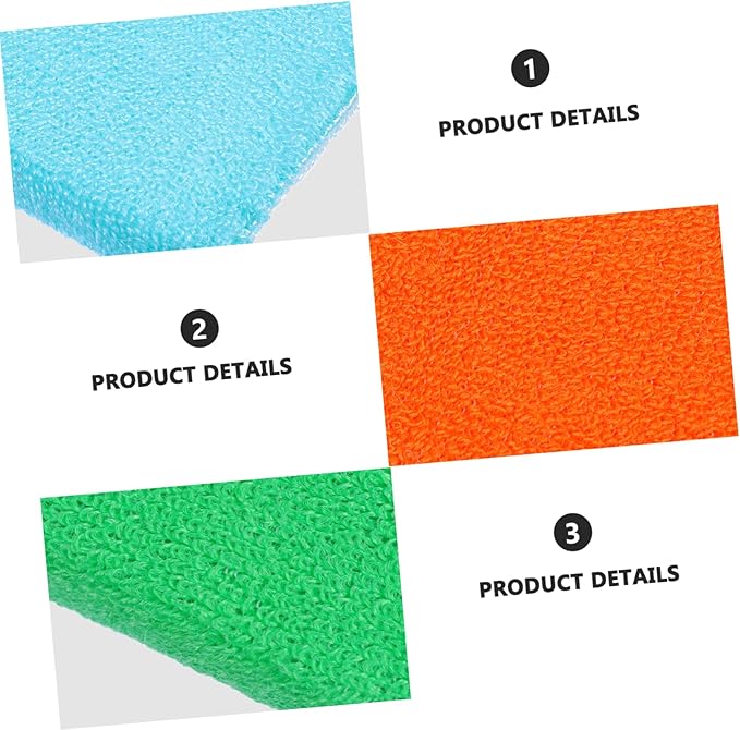 Beaupretty 10pcs Dish Rags House Cleaning Supplies Dishwashing Sponges Sponge Pad Random Color