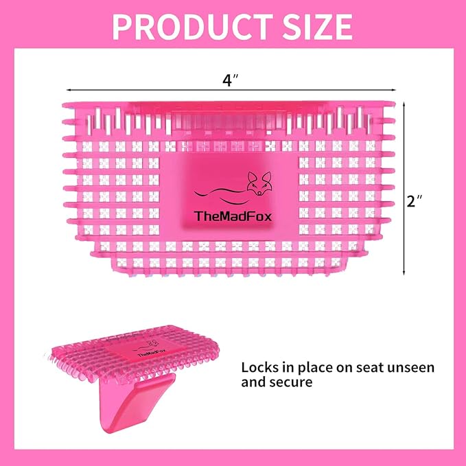 12 Pack Toilet Bowl Freshener Clip, Eco Bowl Clip Air Freshener for Bathroom, Odor Eliminator with Natural Melon Fragrance Oils, Long Lasting Up to 30 Days, Discreet Clip for Toilet Rim