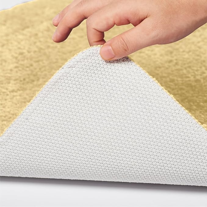 Bath Rugs Set 3 Pieces Bathroom Mat Soft Absorbent Plush Shaggy Soft Floor Non Slip Shower Bath Tub Machine Washable
