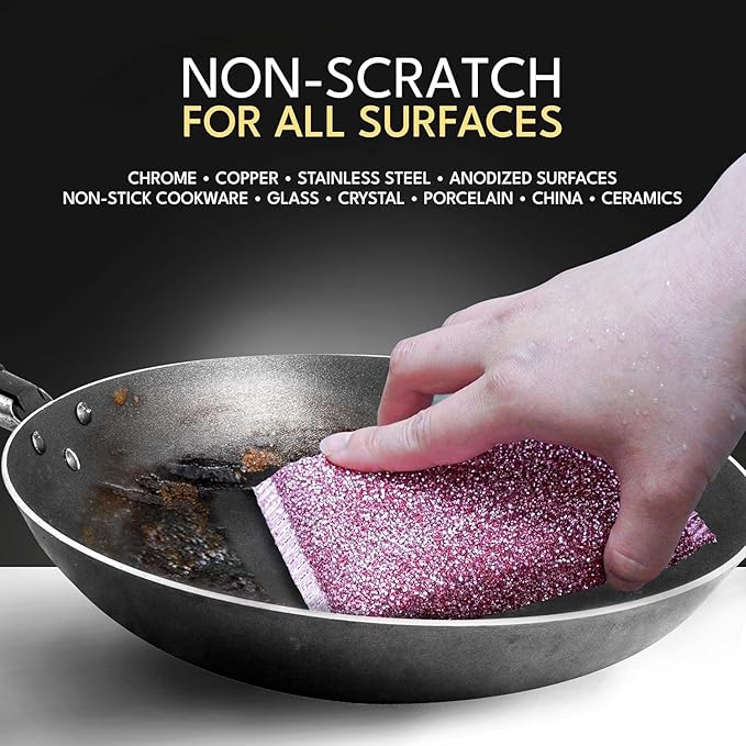 Antimicrobial Sponges Assorted Colors (Colors May Vary) Pack of (16)