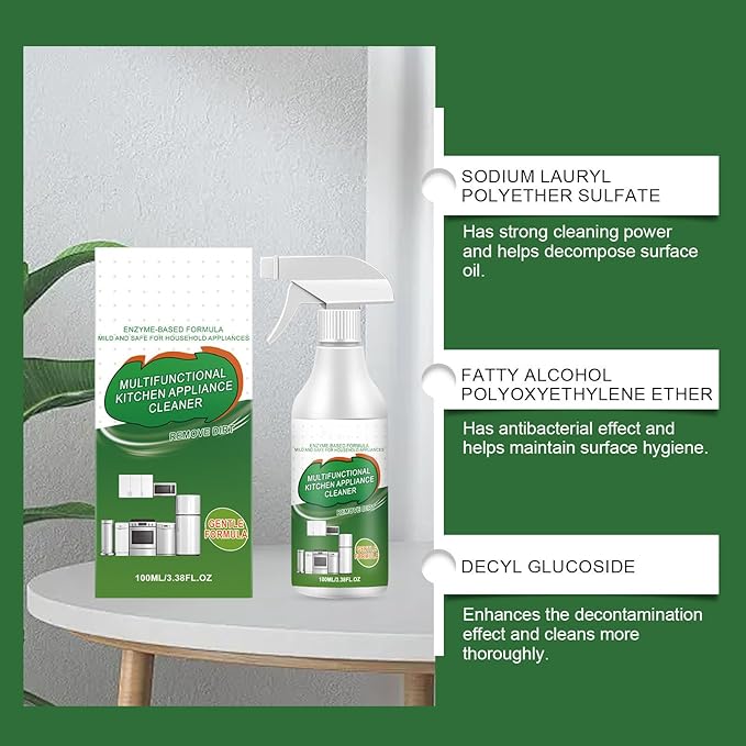 Multi-Purpose Enzyme Foam Cleaner, Versatile – Kitchen & Home, Bathroom Descaler Foam Cleaner Spray (2PCS)