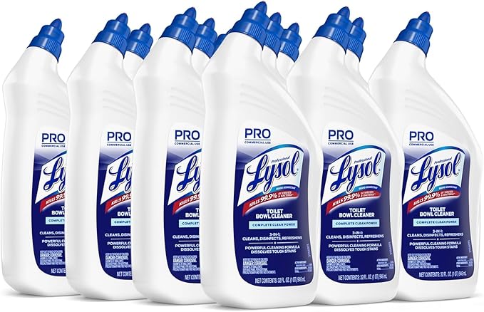 Lysol® Professional Disinfectant Power Toilet Bowl Cleaner, 32 Oz.