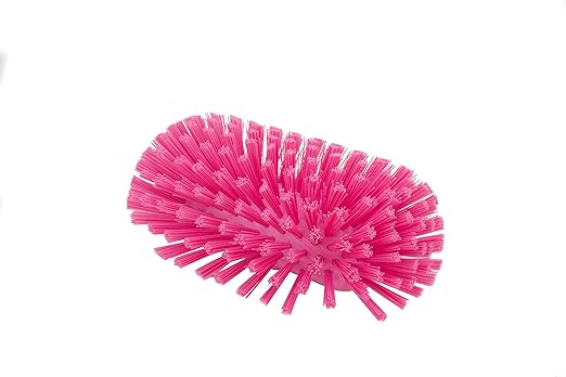 SPARTA Tank and Kettle Scrub Brush Heavy-Duty Tile Brush, Color-Coded and Handle Compatible (Sold Separately) for Optimal Access In Spacious Containers, Plastic, 5.5 X 9.5 Inches, Pink