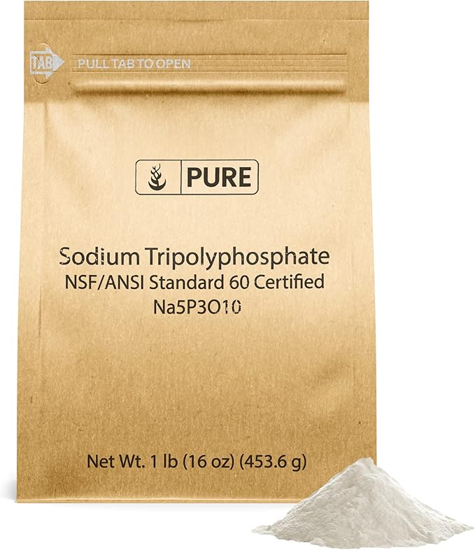 Pure Original Ingredients Sodium Tripolyphosphate Powerful Cleaning Agent, Water Softener, Laundry Additive (16 Ounce)