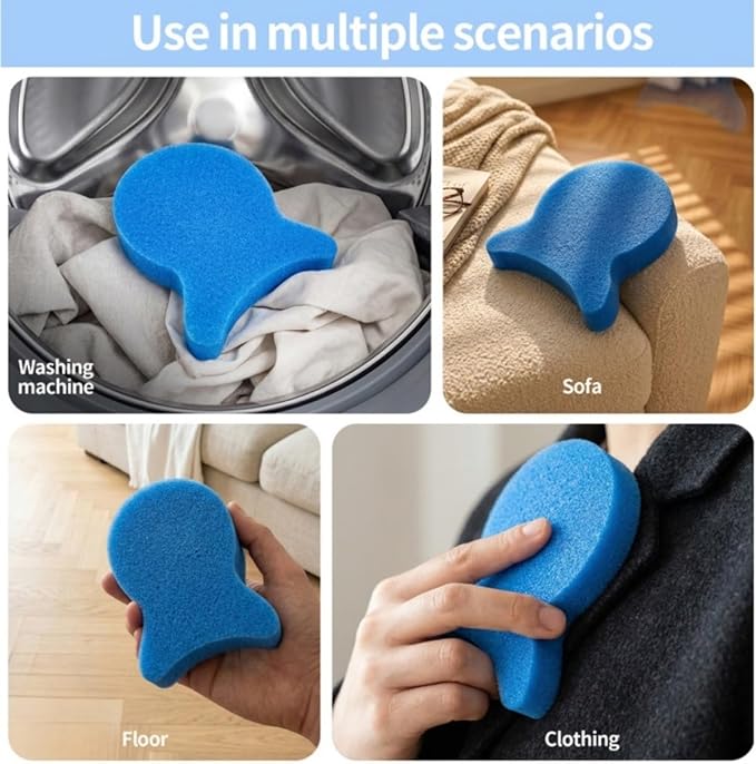 6 Pack, Pet Hair Remover for Laundry, Reusable Dog & Cat Lint Catcher, Effectively Removes Pet Hair from Bedding and Clothing, Suitable for Washing Machines