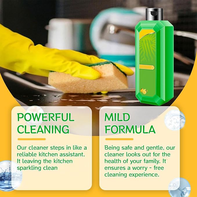 Powerful Multifunctional Concentrated Cleansing Lotion, Cleaning Milk House Cleaner 10.6 oz, Multipurpose Concentrate Cleaner, for Kitchens, Bathrooms