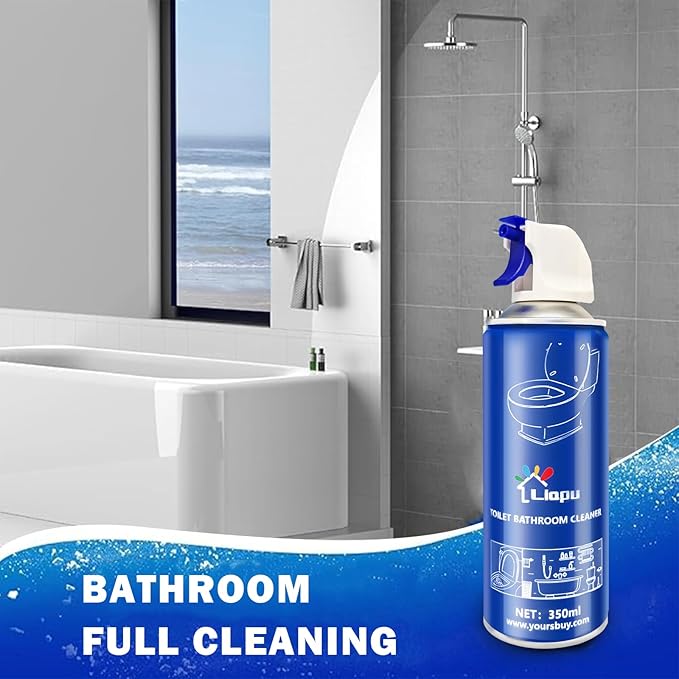 Powerful Toilet Bowl Cleaner – Rapid Stain Remover, Eliminates Limescale & Odors, Fresh Mint Scent, Eco-Friendly Formula, Safe for Pipes & Septic Tanks (2)