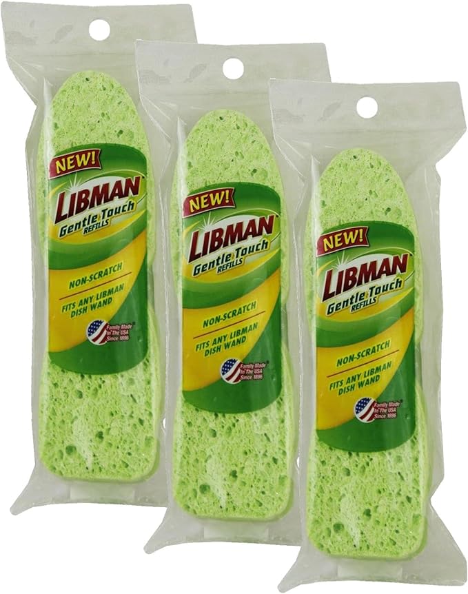 Libman Gentle Touch Refills, Pack of 3, No Color