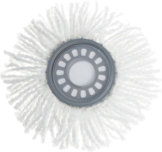 Clorox Spin Dry Mop Machine-Washable Refill Head, One Refill, White