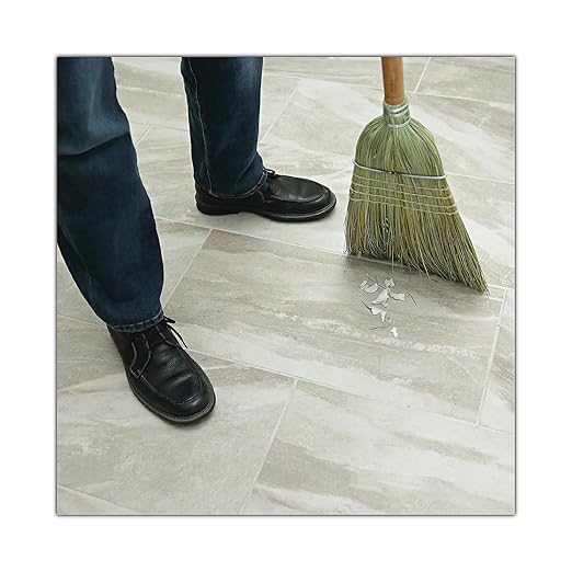 Boardwalk BWK932YCT Warehouse Broom, Yucca Corn Fiber Bristles, 56" Overalll Length, Natural (Case of 12)