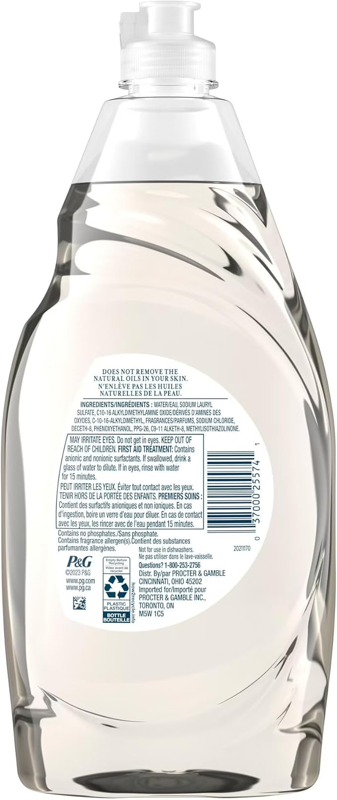 Ivory Classic Dish Soap, Dishwashing Liquid, Original 709ML / 24 FL Oz
