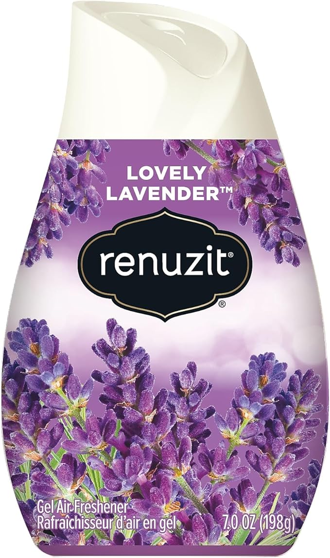 Renuzit Gel Air Freshener, Lovely Lavender 7 oz