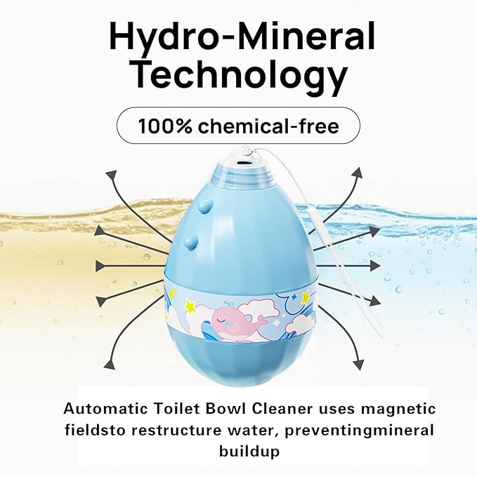 Automatic Toilet Bowl Cleaner,Household Cleaning Solution,Toilet cleaner with hanging cord,Natural Long Lasting Toilet Cleaner for Hard Water Stains & Rings (2, 200g)