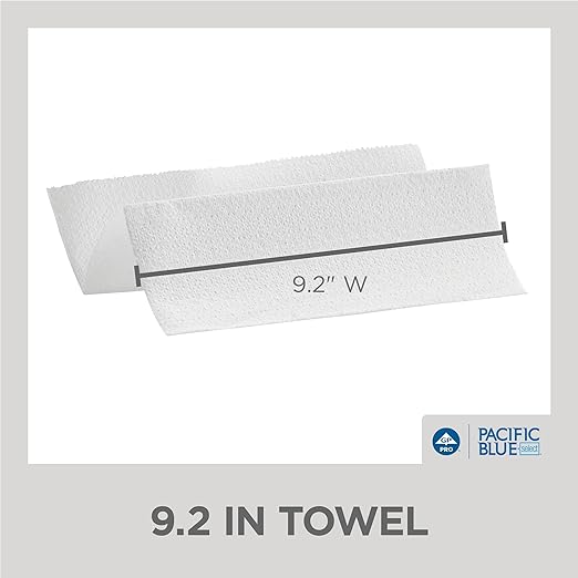 Pacific Blue Select Multifold Premium 2-Ply Paper Towels (Previously Branded Signature) by GP PRO (Georgia-Pacific), White, 21000, 125 Paper Towels Per Pack, 16 Packs Per Case