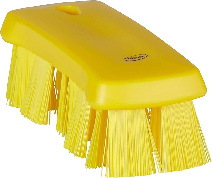 Vikan 38916 UST 6.9" Hand Brush - Stiff, Yellow