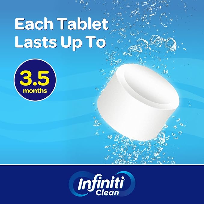 Toilet Bowl Cleaner Tablets 2 Pack, 3.5oz Automatic Toilet Bowl Cleaners with Bleach