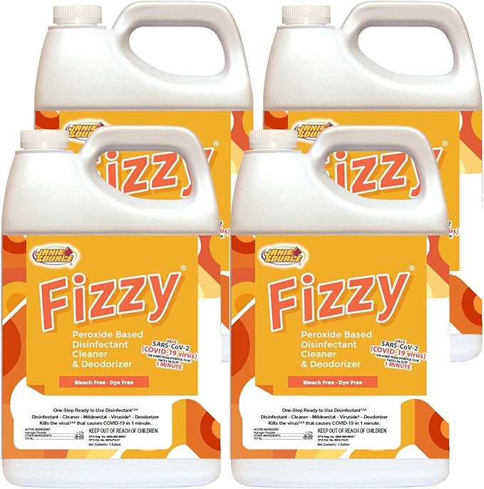 Fizzy RTU Peroxide Disinfectant Cleaner – 1 Gallon (4)