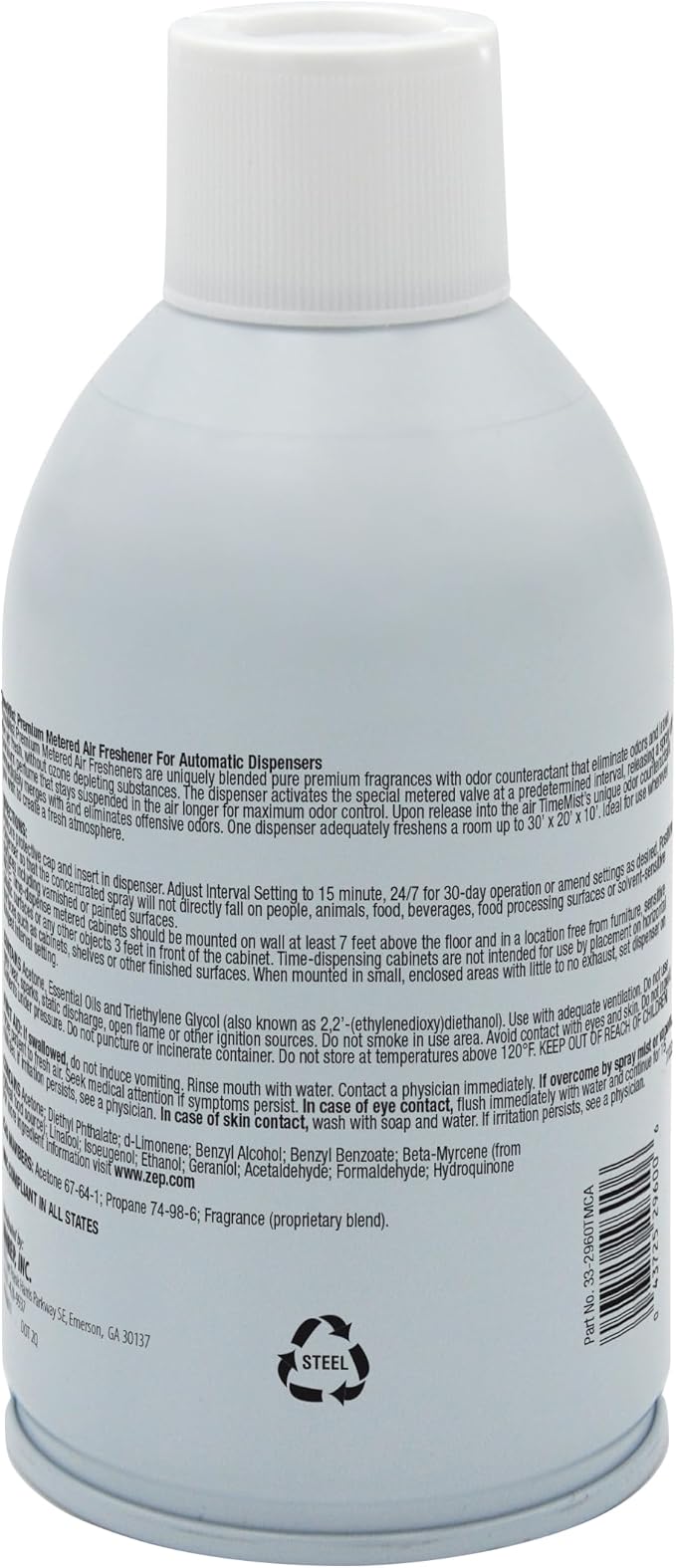 TimeMist Premium Metered Air Freshener Refills - Mango Scent - 7.1 oz (Case of 12) - 1042810 - Lasts Up To 30 Days and Neutralizes Tough Unwanted Odors