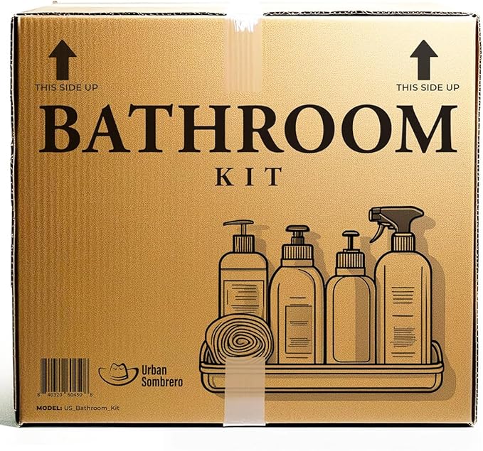 Urban Sombrero Kits - Bathroom Kit Essential Bathroom Cleaning and Hygiene Products
