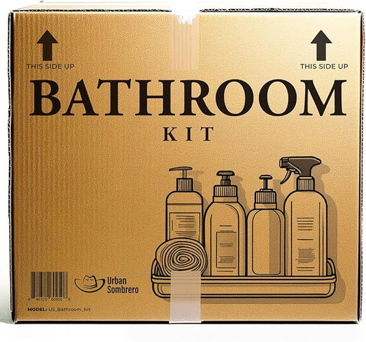 Urban Sombrero Kits - Bathroom Kit Essential Bathroom Cleaning and Hygiene Products