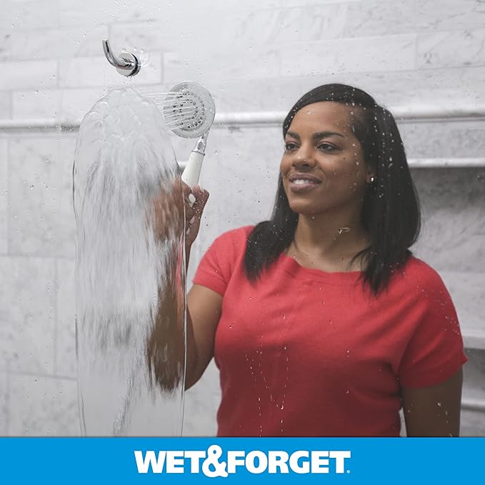 Wet & Forget Shower Cleaner Weekly Application Requires No Scrubbing, Bleach-Free Formula, 64 Ounce (Pack of 1)